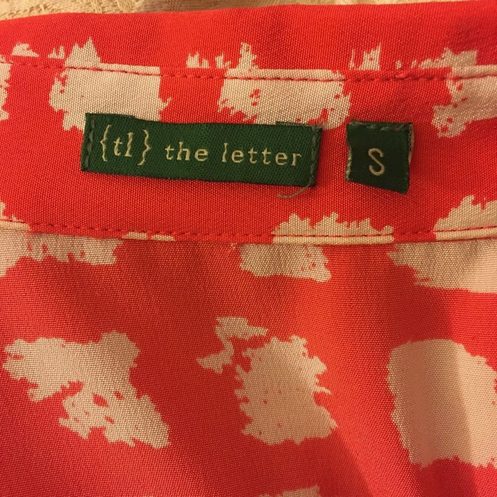 The Letter Trimmed Silk Two Pocket Shirt Dress S - Picture 7 of 8